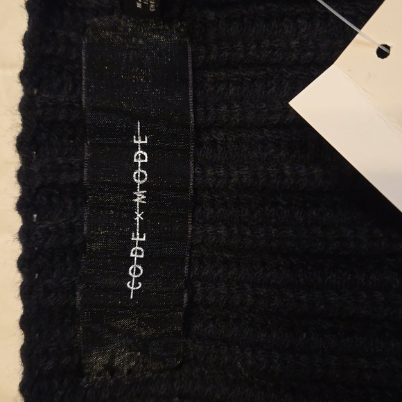 Code x Mode Solid Open Front Dolman Cardigan Black, Various Sizes - Picture 4 of 6